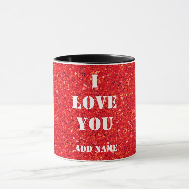 Taza Personalizado te amo mug (Centro)