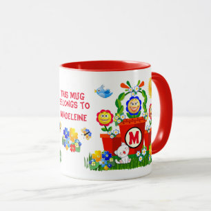 Taza Personalizado texto Emoji suave flor de leche