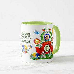 Taza Personalizado texto Emoji suave flor de leche