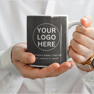 Taza Personalizado Textos y logotipo comercial l promoc