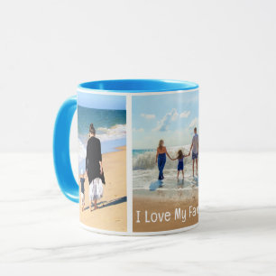 Taza Personalizado Tu regalo de peluche de Collage de f