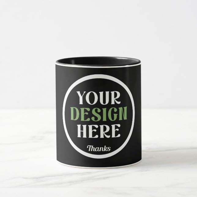 Taza personalizado, único, elegante y minimalista (Centro)