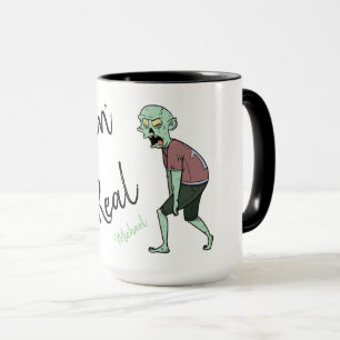 Taza Personalizado Zombie Creepin' it Real