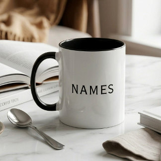 Taza Personalizados con Apellido o Apodo en Ellos