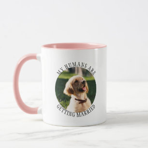 Taza Personalizados Mis Seres Humanos Se Están Casando 