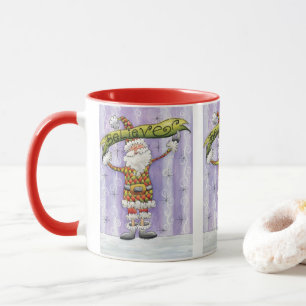 Taza Personalizados Navidades, creo en Santa Claus