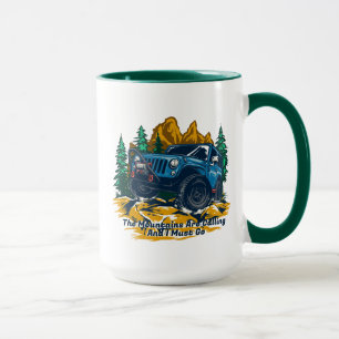 Taza Personalizar Cuatro Ruedas Conduce Las Montañas Ll