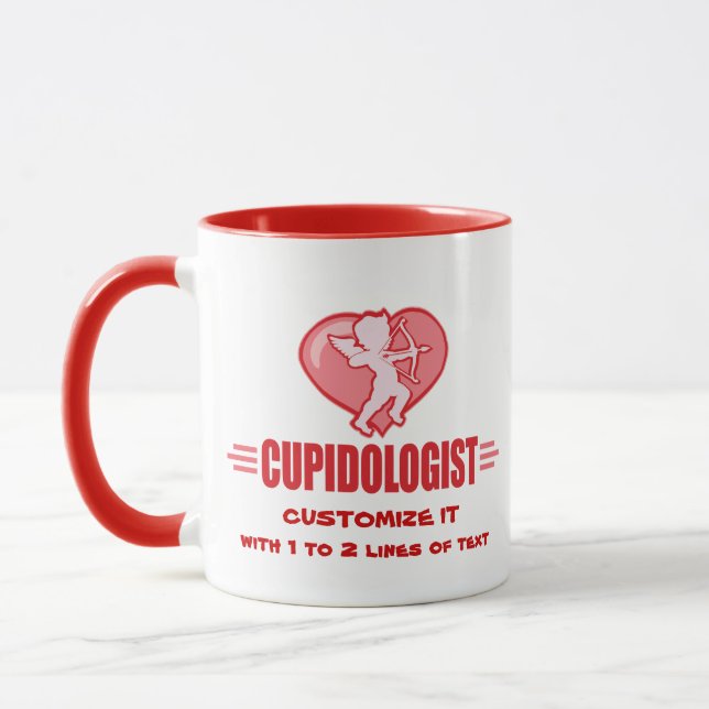 Taza Personalizar Cupido Amor (Izquierda)