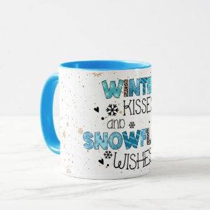 Taza Personalizar de besos de invierno