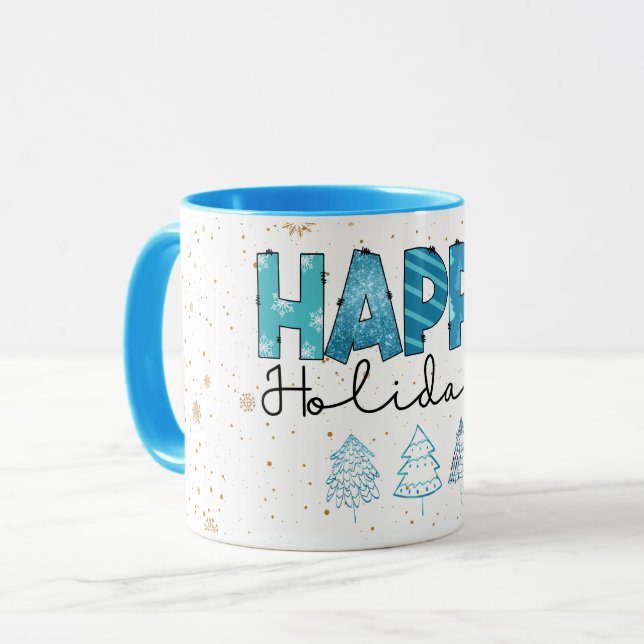 Taza Personalizar de Felices Fiestas (Anverso izquierdo)