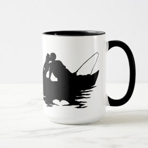 Taza Personalizar de Mug de la Pareja de Pescadores de