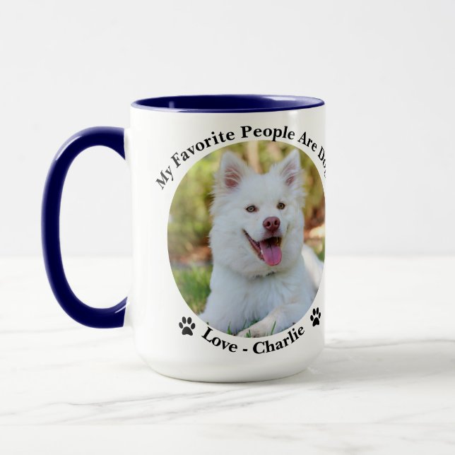 Taza Personalizar de su propia foto y nombre personaliz (Izquierda)