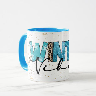 Taza Personalizar de Winter Vibes