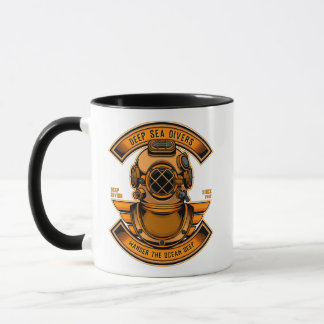 Taza Personalizar equipo de casco de buzo de aguas prof