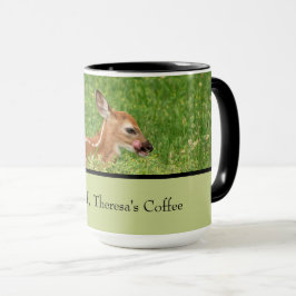 Taza Personalizar Fawn (ciervo de cola blanca)