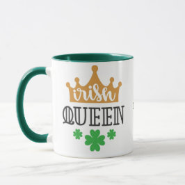 Taza Personalizar irlandés Queen Gift Mug