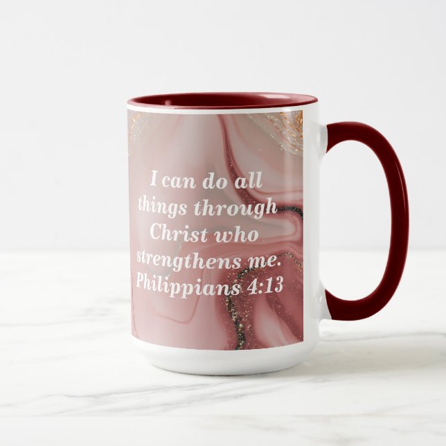 Taza Personalizar la escritura bíblica Personalizado Ca (Derecha)