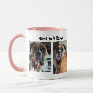 Taza Personalizar/ Mamá A Un Tejido De Boxer