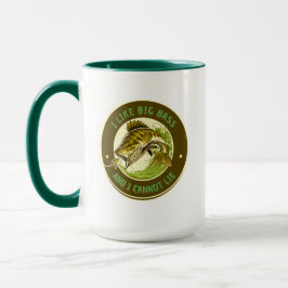 Taza Personalizar Me gustan las lubinas grandes y no pu