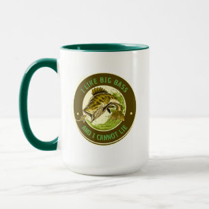 Taza Personalizar Me gustan las lubinas grandes y no pu