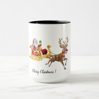 Taza Personalizar Navidades de café de dos tonos