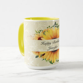 Taza Personalizar nombre cumpleaños desea café de giras