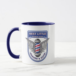 Taza Personalizar poste tradicional de barbería clásica