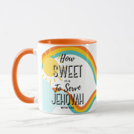 Taza Personalizar Qué dulce es servir a Jehová con ti