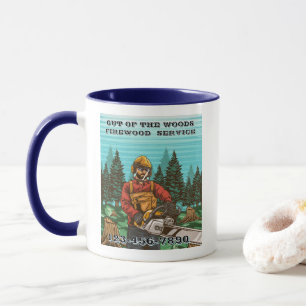 Taza Personalizar Servicio de Leña Promocional Empresar