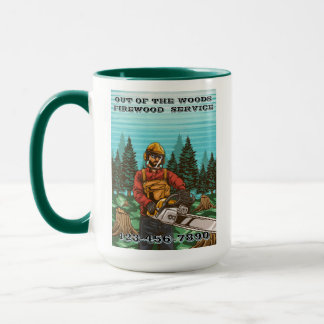 Taza Personalizar Servicio de Leña Promocional Empresar