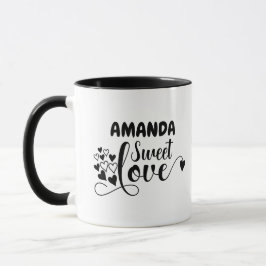 Taza Personalizar Sweet Love Heart Mug