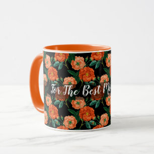 Taza Personalizar Vintage Floral Popular