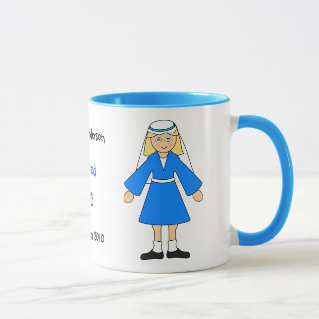 Taza Personalizar Yo — Natividad infantil "Mary" (Derecha)