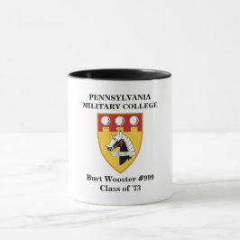 Taza PERSONALIZARLO - BLANCO PMC SEAL Mug con BLK Trim