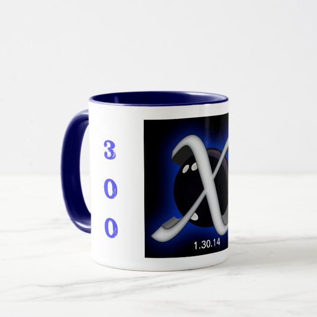 Taza Personalize, Bowling Xmachine Graphic, 300 Game, (Anverso izquierdo)