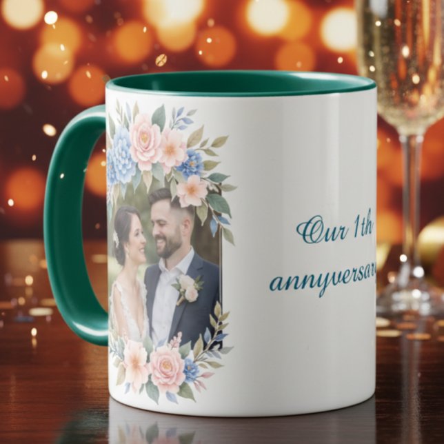 Taza Personalized 1st Anniversary Photo Mug (Subido por el creador)