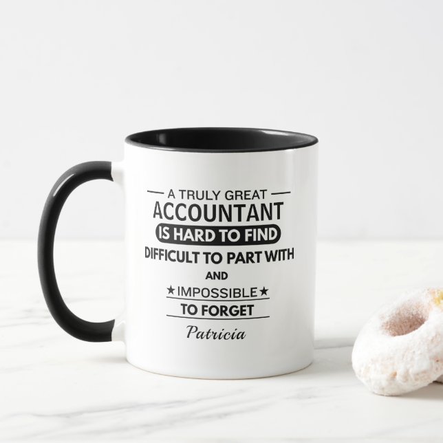 Taza Personalized Accountant  (Con donut)