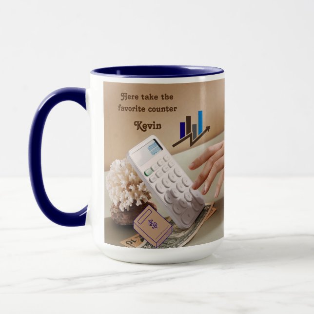 Taza Personalized Accounting Mug (Izquierda)