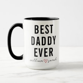Taza Personalized Best Daddy Ever | Custom Father’s Day