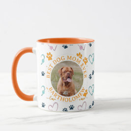 Taza Personalized BEST DOG MOM EVER Mastif Photo