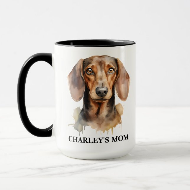 Taza Personalized Best Dog Mom  Photo | Mother’s Day (Izquierda)