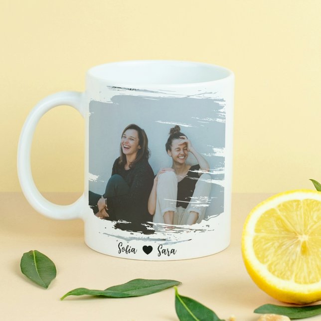 Taza Personalized Best Friend Mug with Photo | BFF Gift (Personalized Best Friend Mug with Photo | BFF Gift)