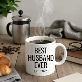 Taza Personalized Best Husband Ever Mug 
