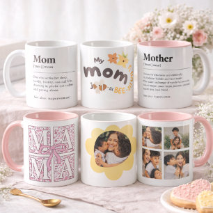 Taza Personalized Best Mom Ever Photo Mug