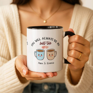Taza Personalized Best-Tea Couple  