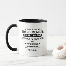 Taza Personalized Board Member