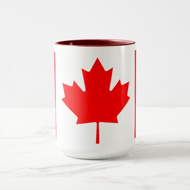 Taza Personalized Canada Flag | Custom Name Canada Day (Centro)