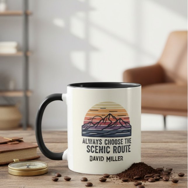 Taza Personalized Ceramic Mug | Two-Tone Adventure (Subido por el creador)