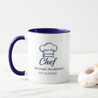 Taza Personalized Chef Mug – Custom Name Kitchen Gift