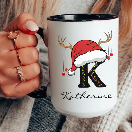 Taza Personalized Christmas Family Mug for Mom and Dad